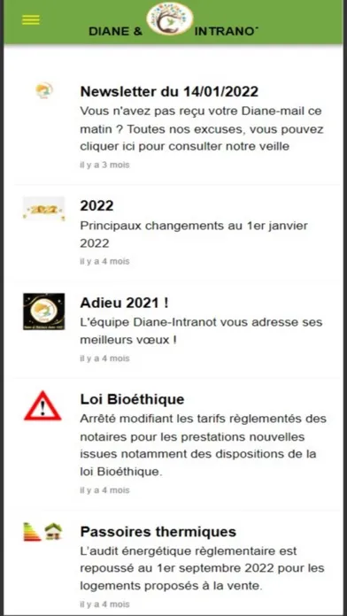 DIANE-INTRANOT Screenshots