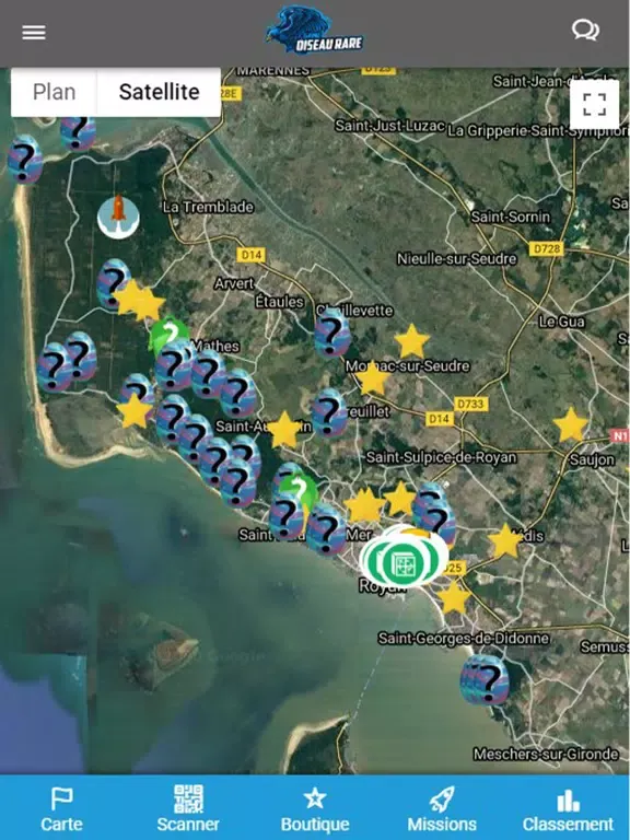 Oiseau Rare - Geocaching iPad  스크린샷