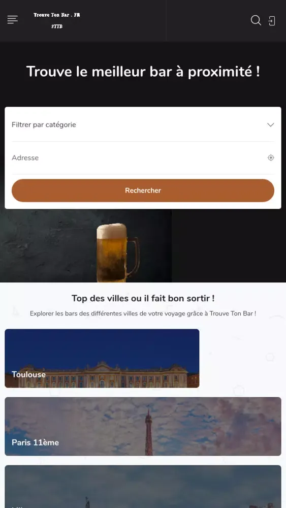 Trouve ton bar Screenshots