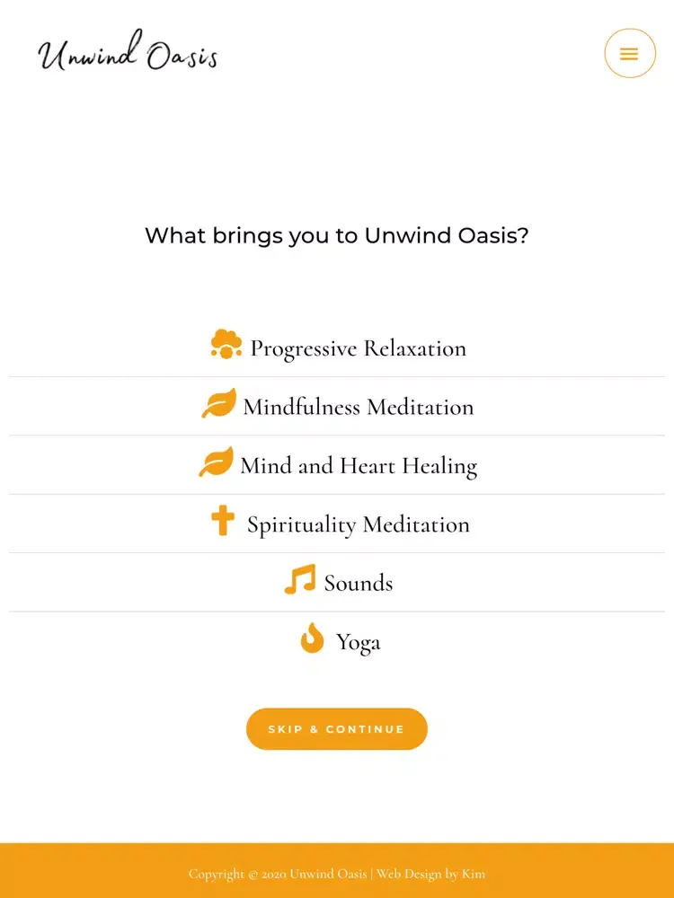 Screenshot di Unwind Oasis iPad 