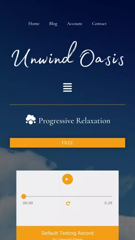 Unwind Oasis應用截圖