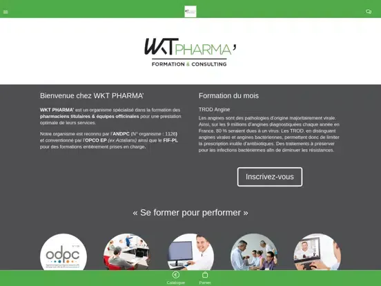 WKT PHARMA iPad  Screenshots