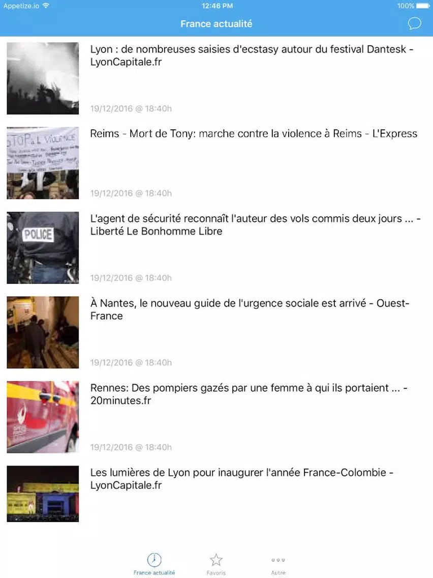France actualité iPad  Screenshots