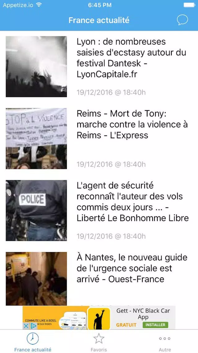 France actualité Screenshots