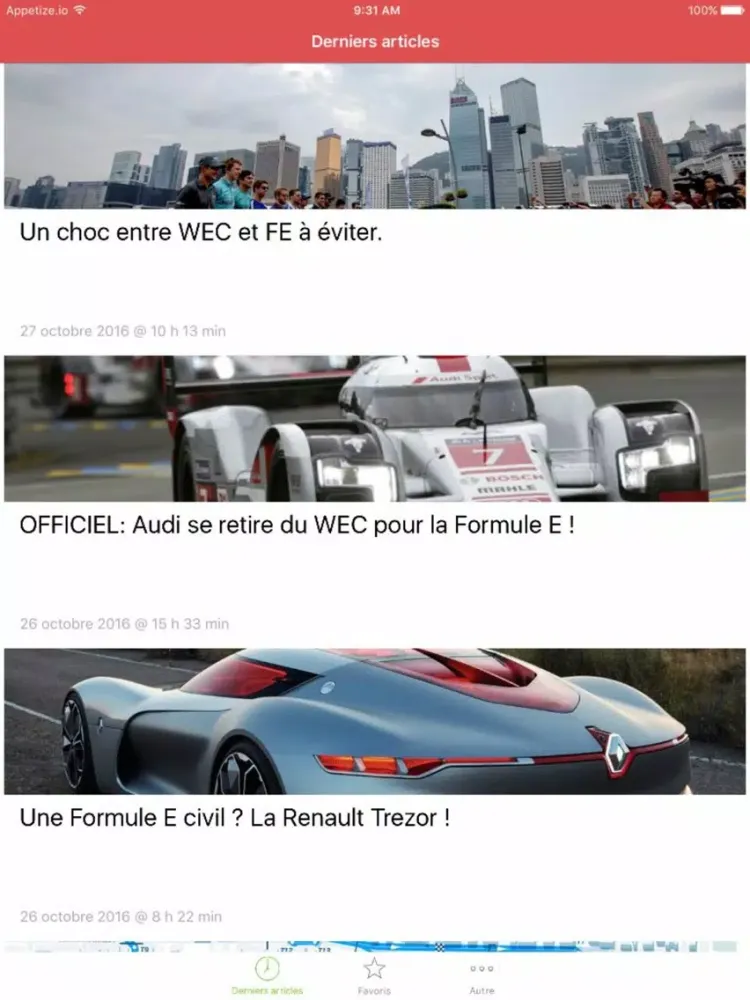 Spirit-FE.com iPad 스크린샷