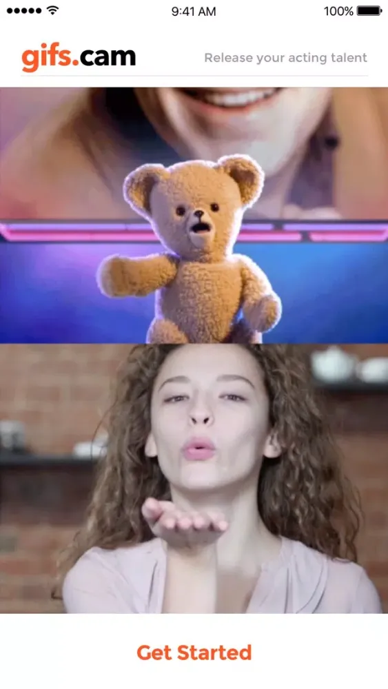 Captures d'écran de gifs.cam - instant fun video remix camera