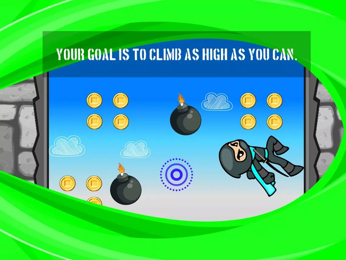 Ninja Hero Climbing Runner iPad 應用截圖