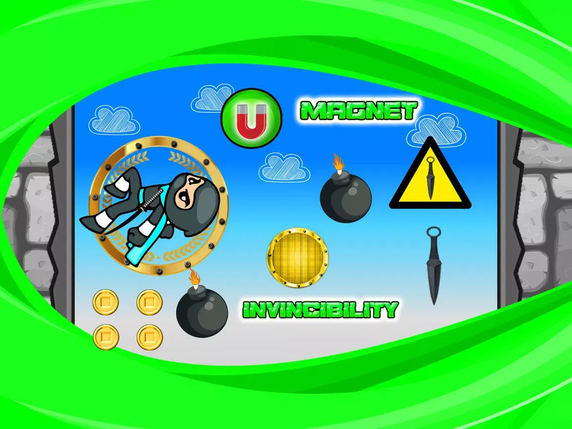 Ninja Hero Climbing Runner iPad 應用截圖