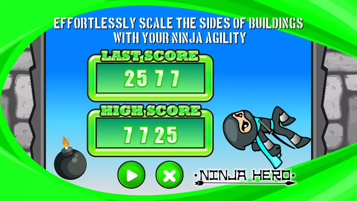 Ninja Hero Climbing Runner應用截圖