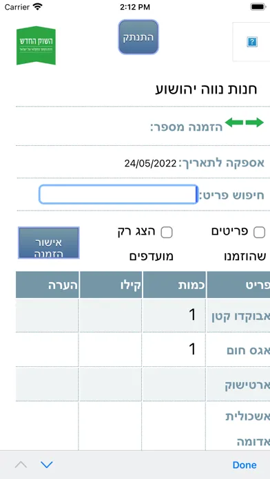 صور שיווק צמרת הזמנות