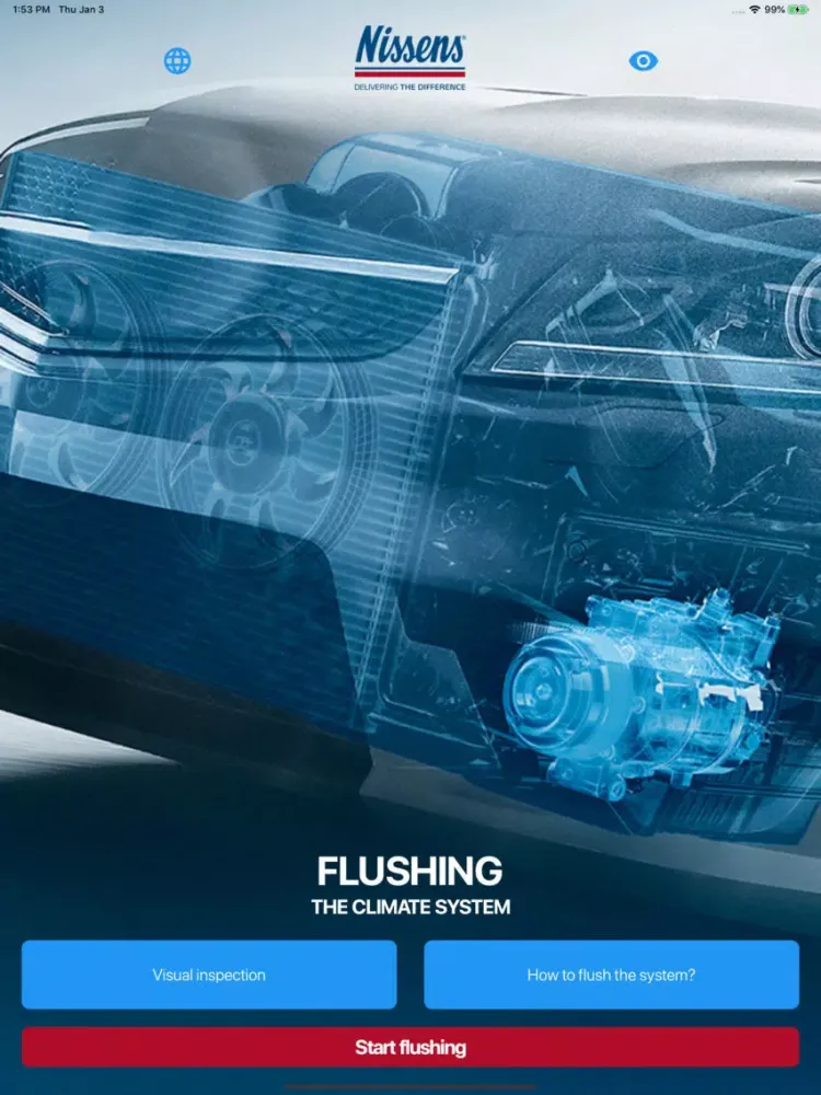 Capturas de tela do Flushing iPad 