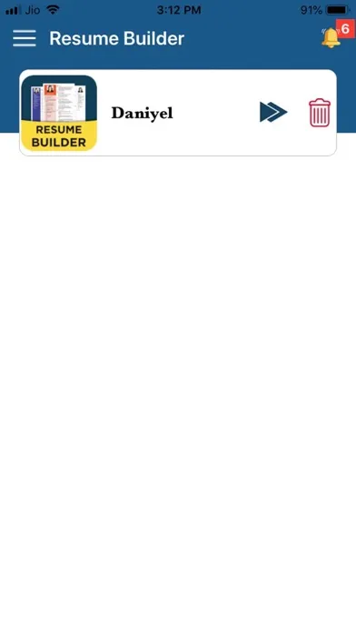 Nithra Resume Builder應用截圖