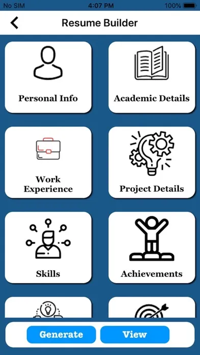 Nithra Resume Builder應用截圖