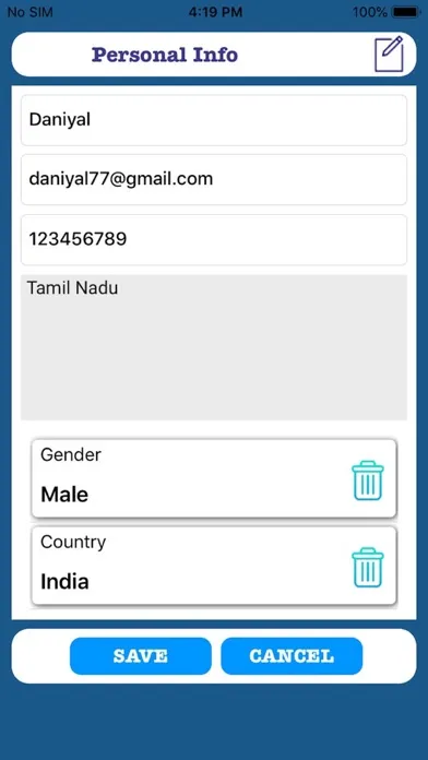 Nithra Resume Builder應用截圖