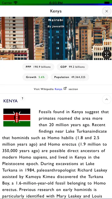 African Countries स्क्रीनशॉट