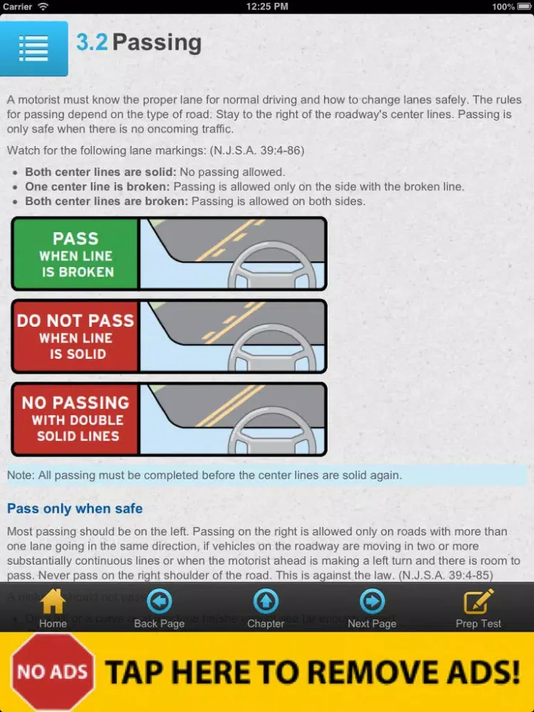 New Jersey Driver Manual Free iPad 應用截圖