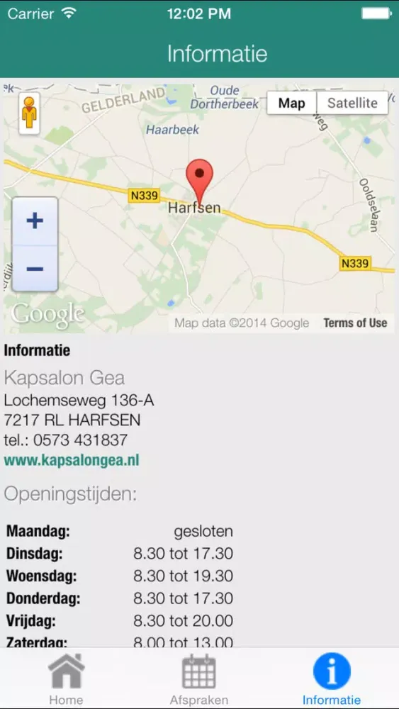 Zrzuty ekranu Kapsalon Gea