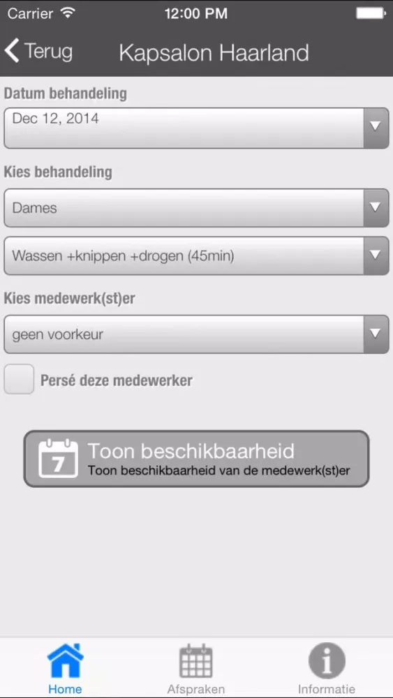Kapsalon Haarland應用截圖