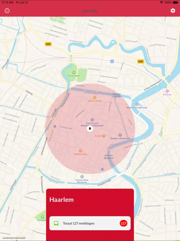 Captures d'écran de Haarlem - OmgevingsAlert iPad 
