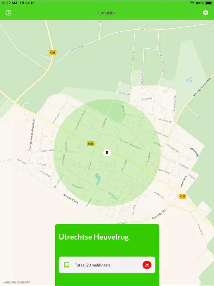 Utrechtse Heuvelrug - Om Alert iPad 应用截图