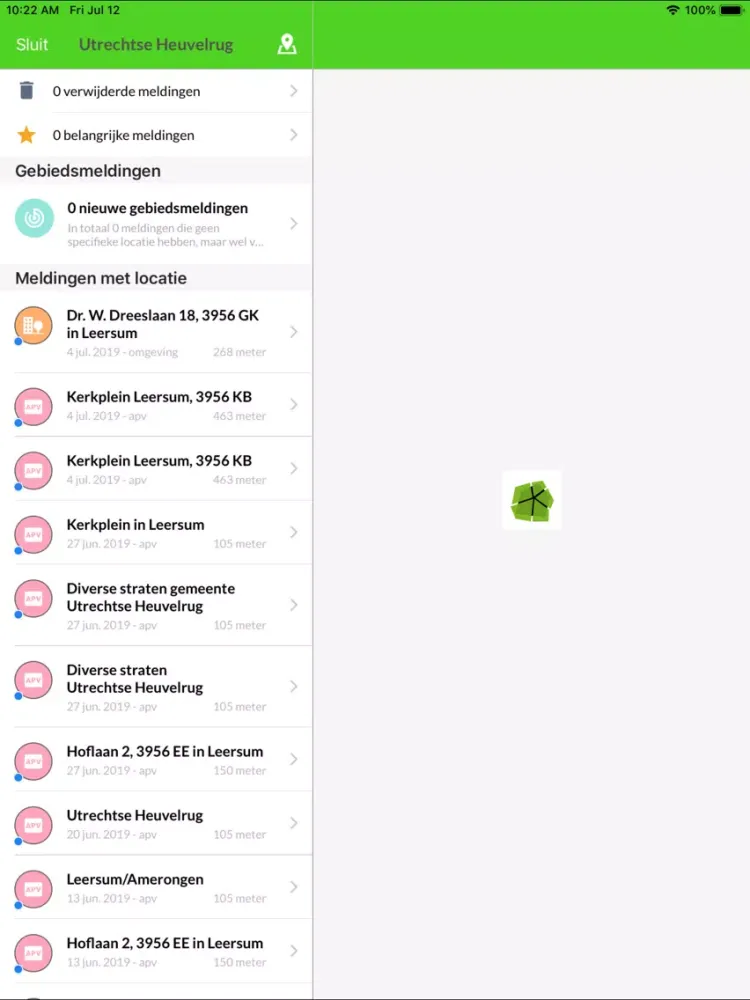 Utrechtse Heuvelrug - Om Alert iPad 应用截图
