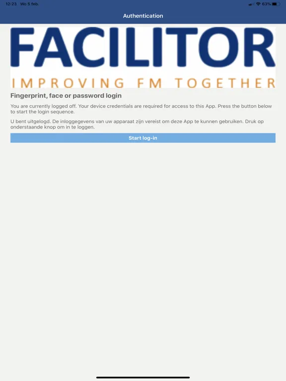Facilitor Mobile iPad 应用截图