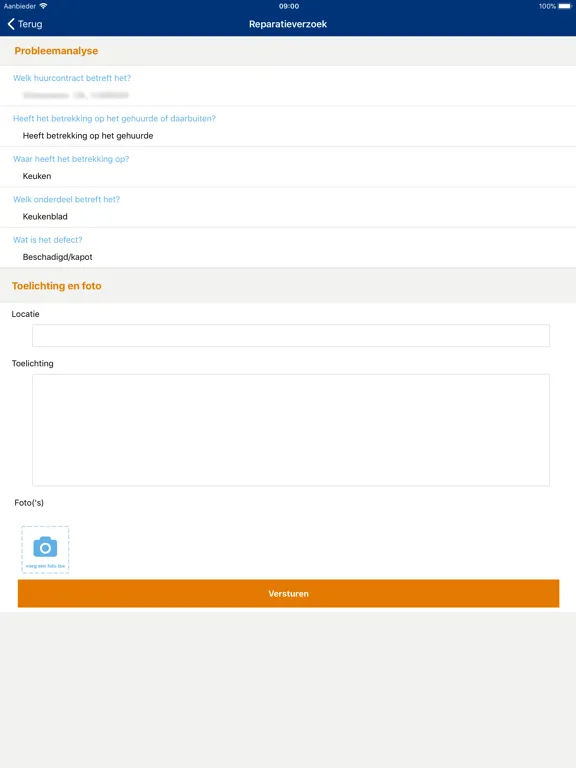 Vastgoed services iPad  سکرین شاٹس