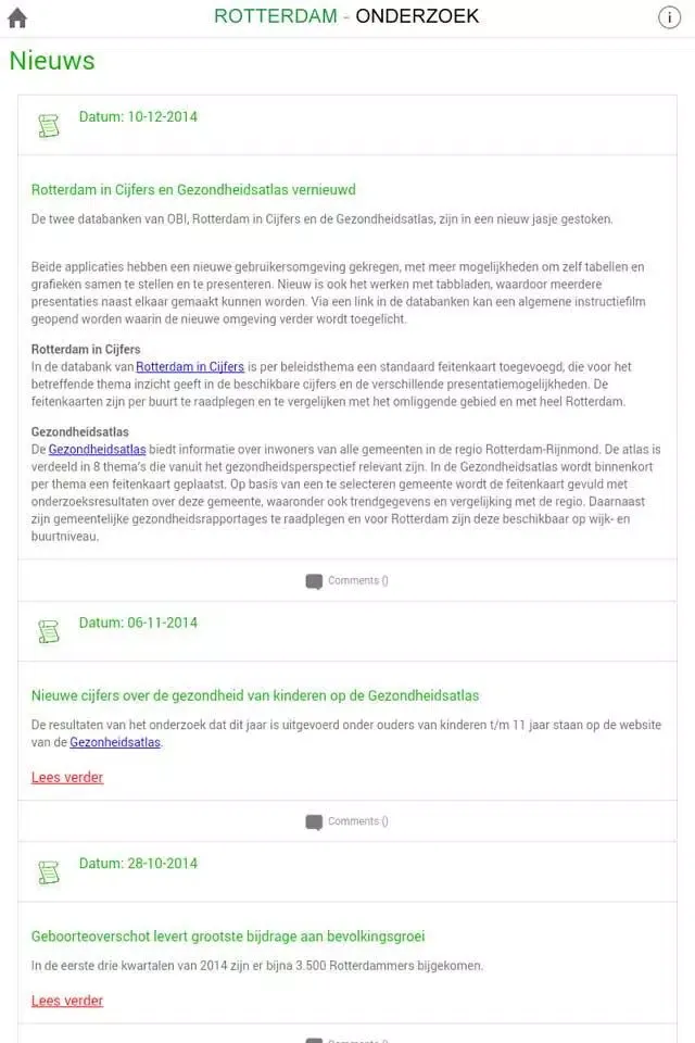 Capturas de pantalla de Rotterdam Onderzoek