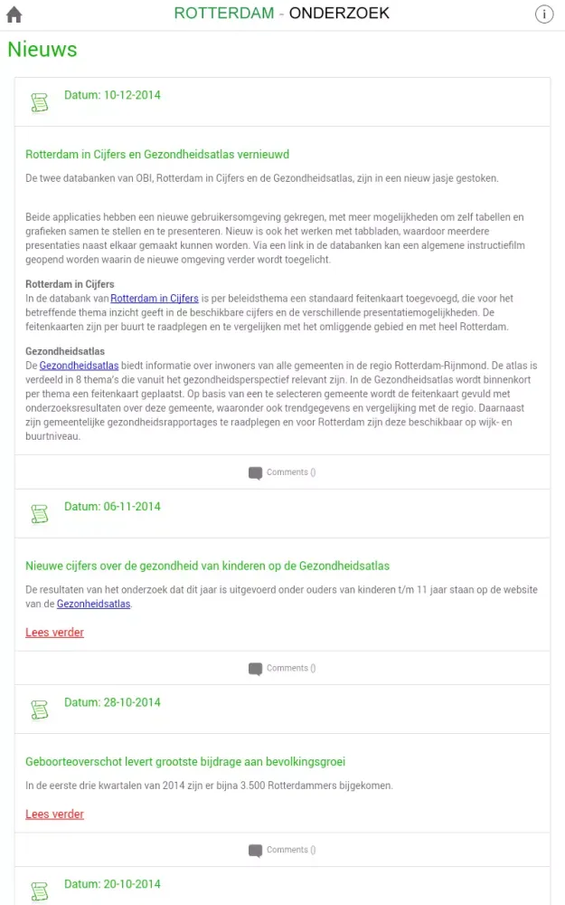 Capturas de pantalla de Rotterdam Onderzoek