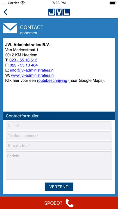 JVL Administraties Screenshots