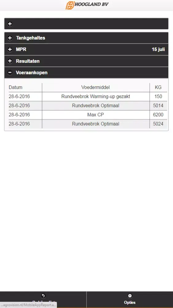 Tangkapan layar HOOGLAND BV