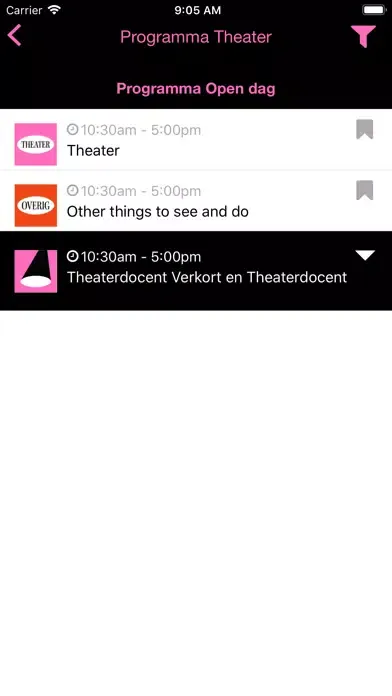 Screenshot di ATD Open Dag