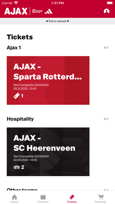 تصاویر Ajax Official App