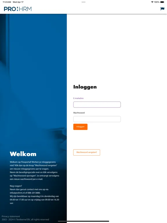PRO HRM iPad  سکرین شاٹس