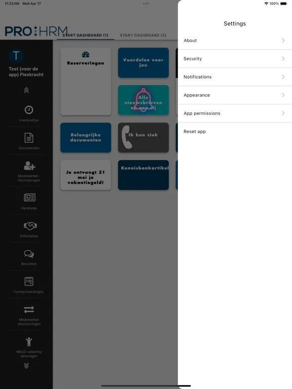 PRO HRM iPad  سکرین شاٹس