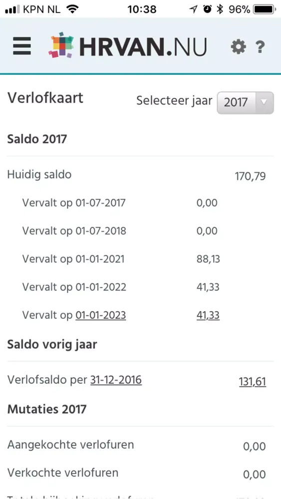 Capturas de pantalla de HRvan.nu 2.0