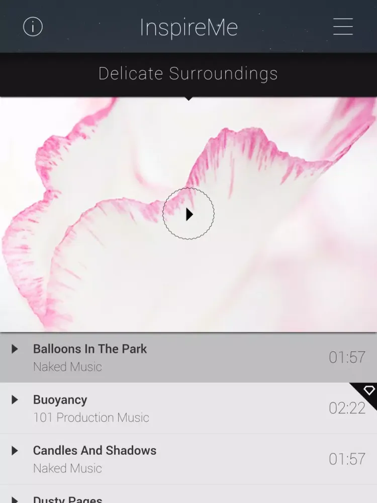 InspireMe by All Music Publishing iPad  سکرین شاٹس