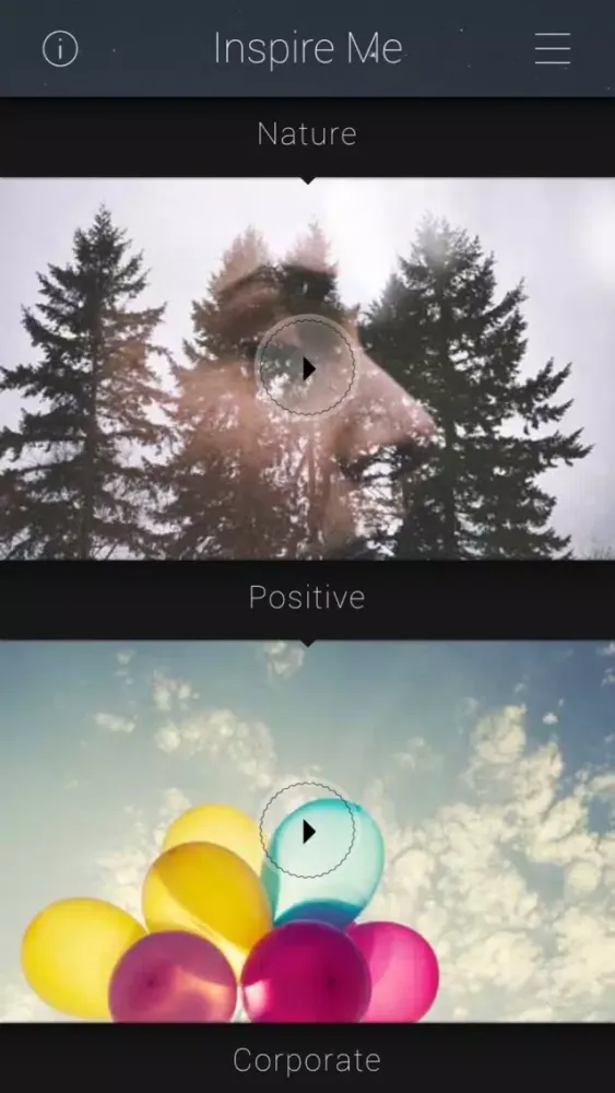 InspireMe by All Music Publishing سکرین شاٹس