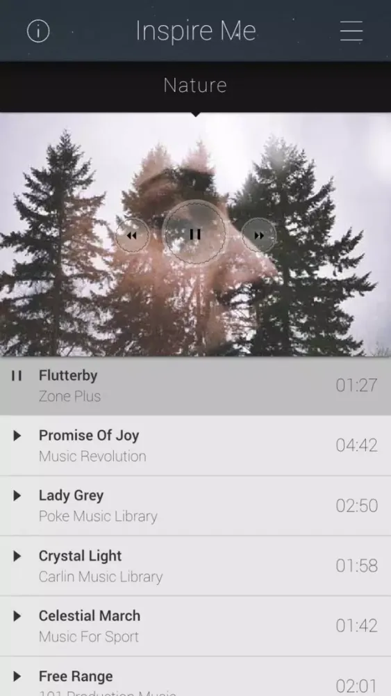 InspireMe by All Music Publishing سکرین شاٹس