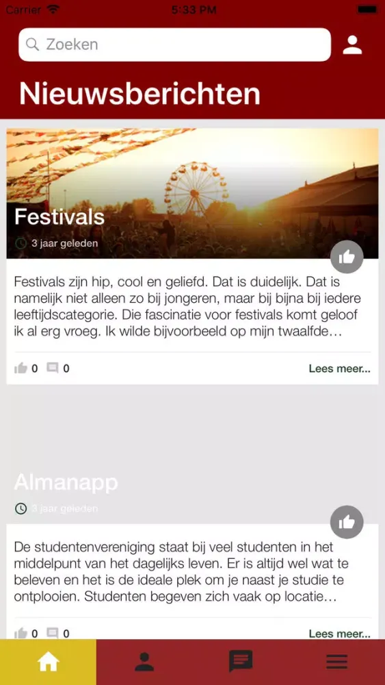 Tangkapan skrin Medisch Heren Dispuut Cambrinu