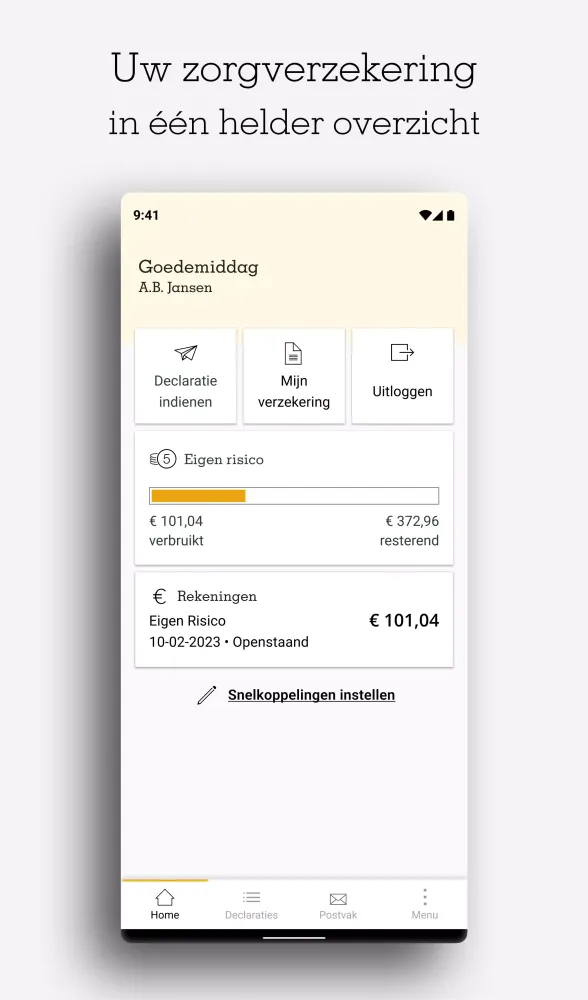 Mijn zorg应用截图