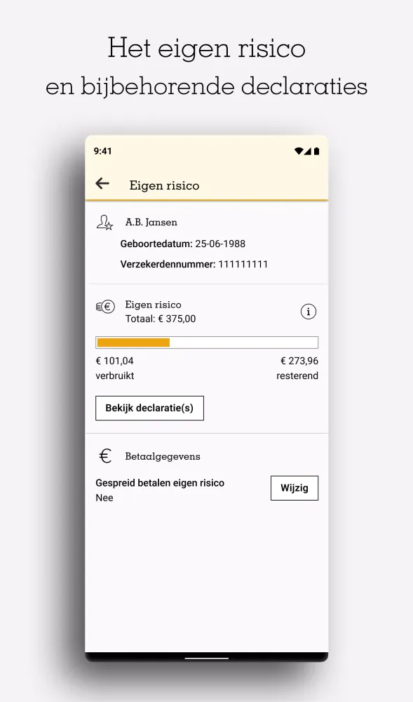 Mijn zorg应用截图