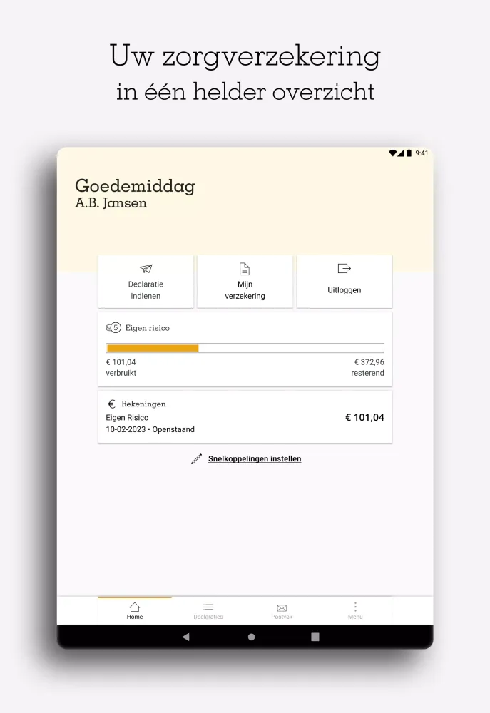Mijn zorg应用截图