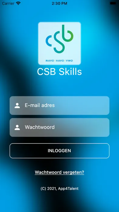 ภาพหน้าจอของ CSB Skills