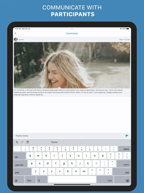 MyInsights iPad  スクリーンショット