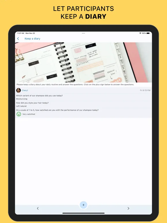 MyInsights iPad  スクリーンショット
