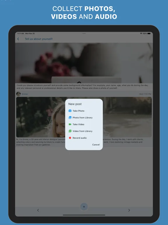 MyInsights iPad  スクリーンショット
