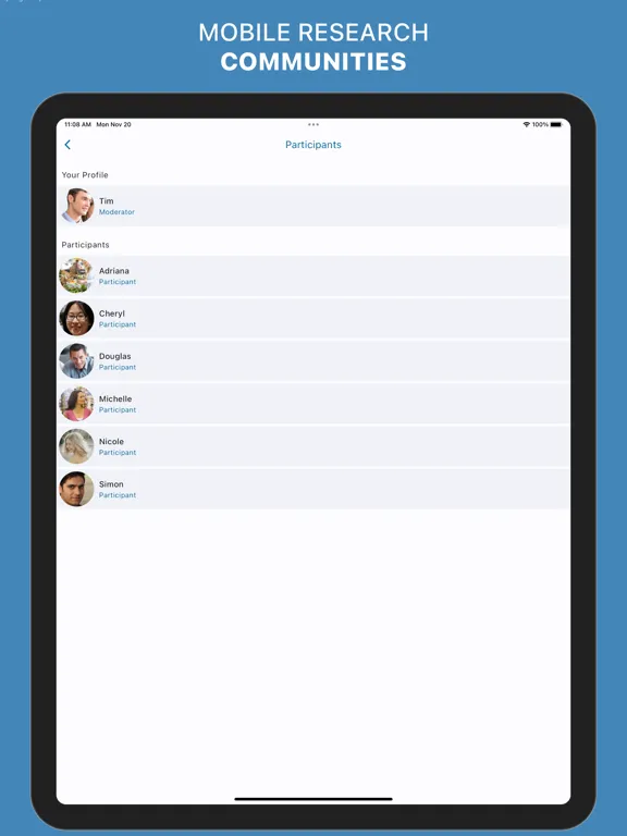 MyInsights iPad  スクリーンショット