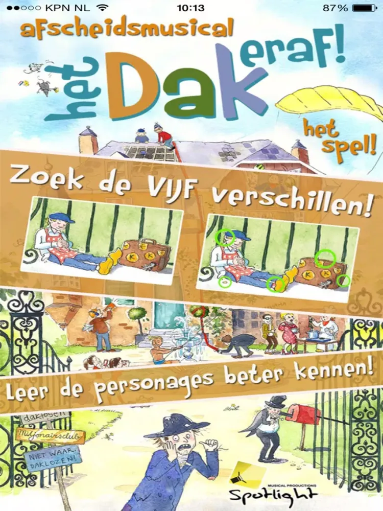 Скриншоты Het Dak Eraf - 'Het Spel' iPad 