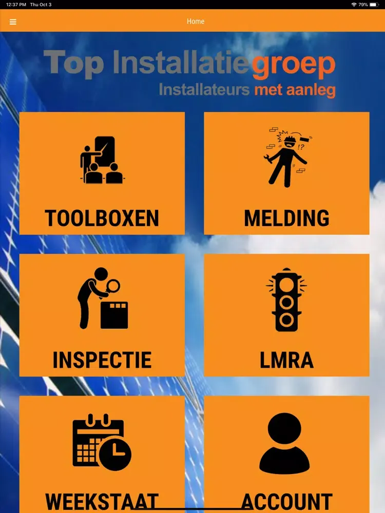Скриншоты TIG-App iPad 